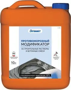 Противоморозная добавка "Оптимист" 10 л